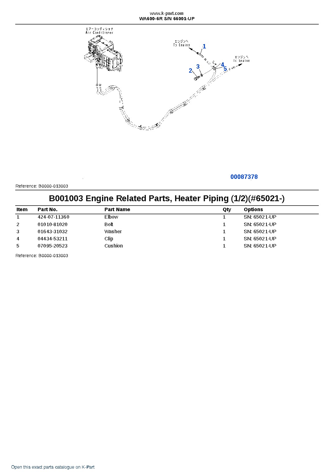 WA600-6R S/N 66001-UP – sample page 5 WA600-6R S/N 66001-UP – sample page 5