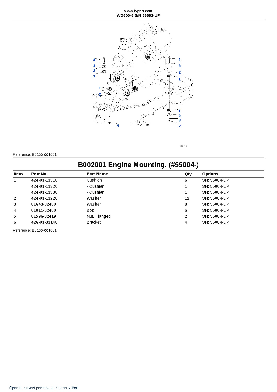WD600-6 S/N 56001-UP – sample page 10