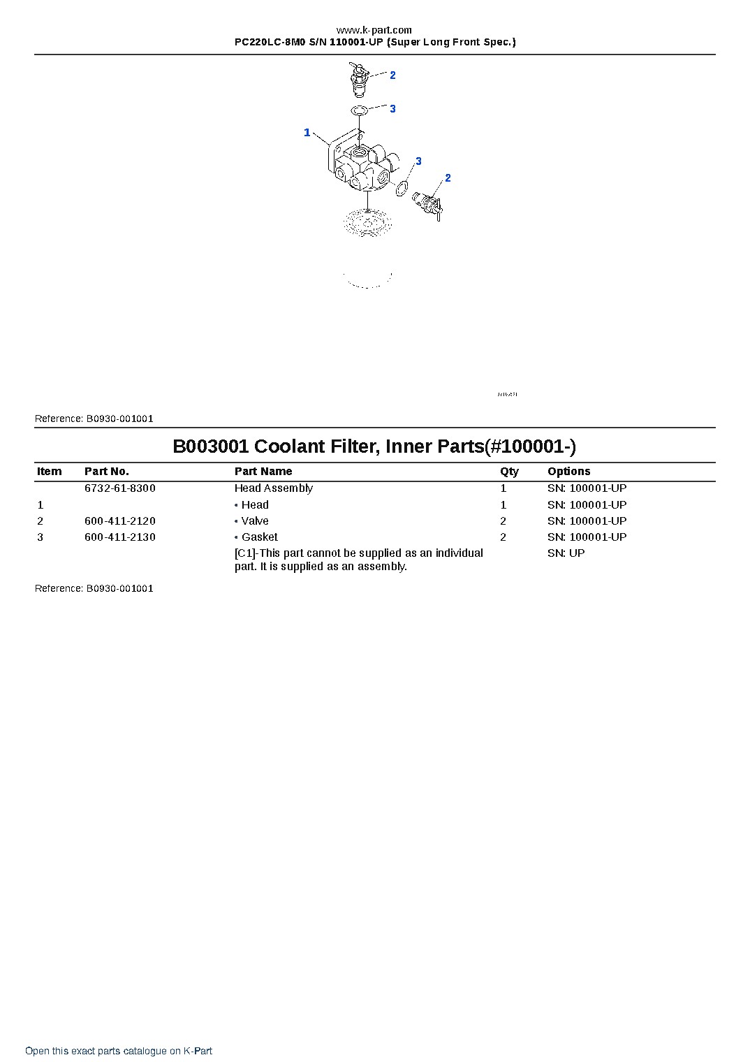 PC220LC-8M0 S/N 110001-UP (Super Long Front Spec.) – sample page 3 PC220LC-8M0 S/N 110001-UP (Super Long Front Spec.) – sample page 3