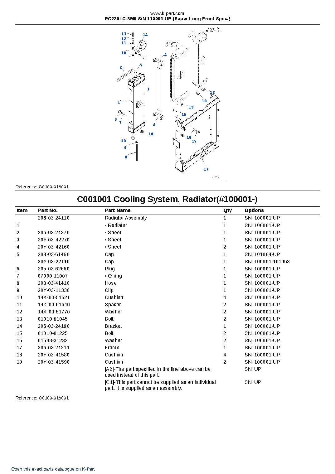 PC220LC-8M0 S/N 110001-UP (Super Long Front Spec.) – sample page 6 PC220LC-8M0 S/N 110001-UP (Super Long Front Spec.) – sample page 6