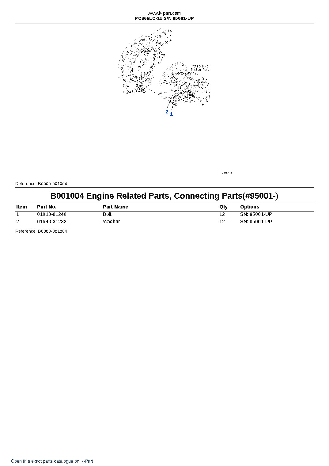 PC365LC-11 S/N 95001-UP – sample page 5 PC365LC-11 S/N 95001-UP – sample page 5