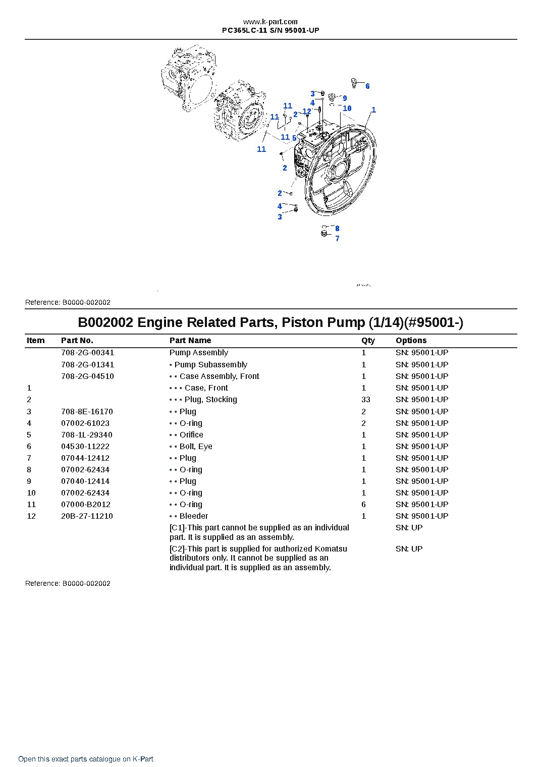 PC365LC-11 S/N 95001-UP – sample page 7 PC365LC-11 S/N 95001-UP – sample page 7