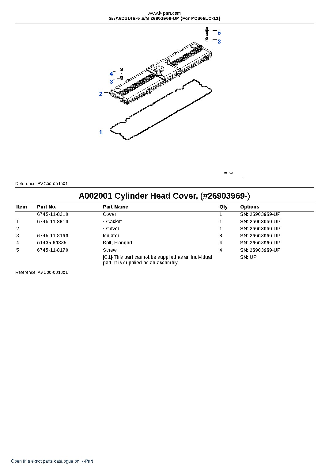 SAA6D114E-6 S/N 26903969-UP (For PC365LC-11) – sample page 3 SAA6D114E-6 S/N 26903969-UP (For PC365LC-11) – sample page 3