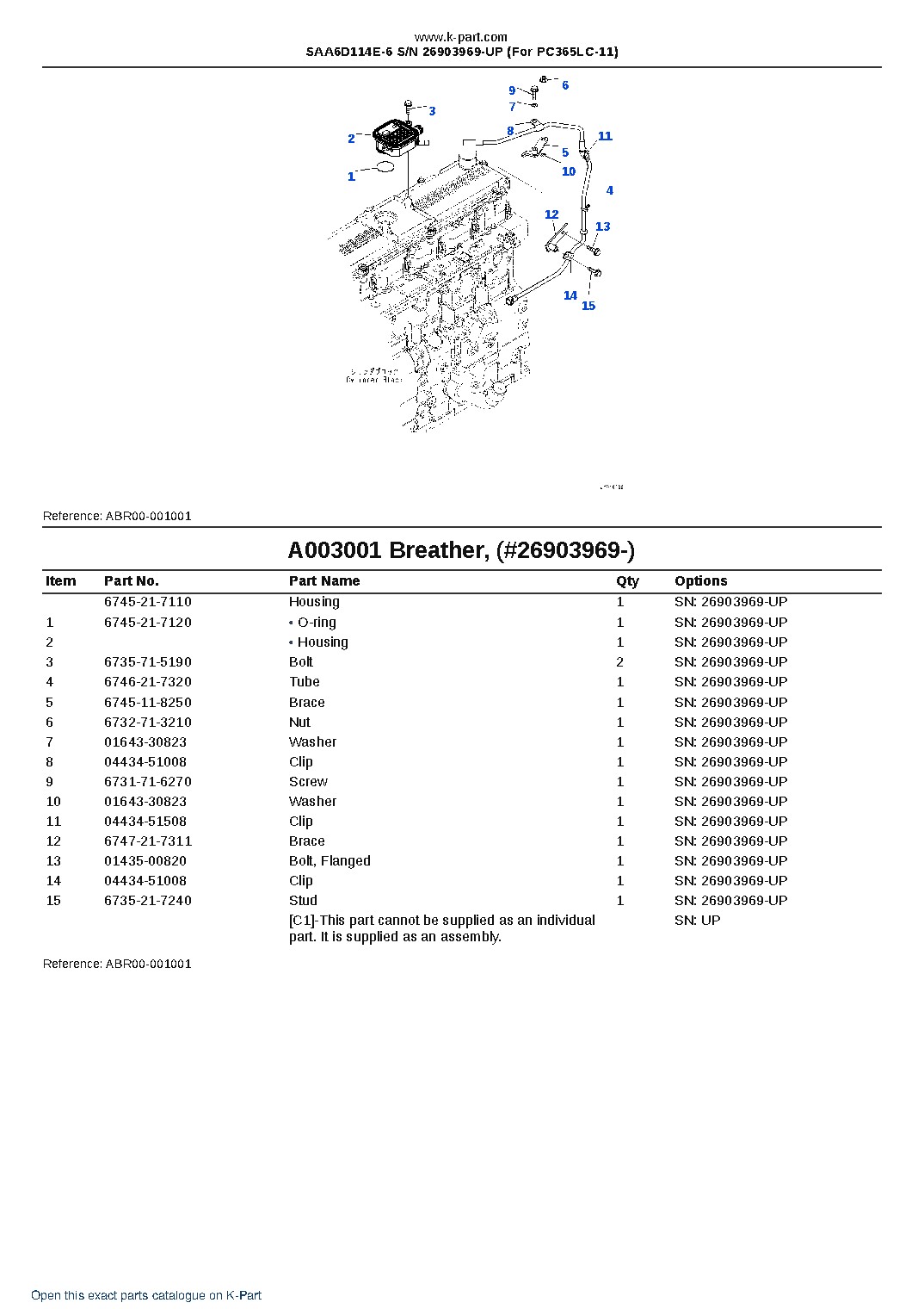 SAA6D114E-6 S/N 26903969-UP (For PC365LC-11) – sample page 4 SAA6D114E-6 S/N 26903969-UP (For PC365LC-11) – sample page 4