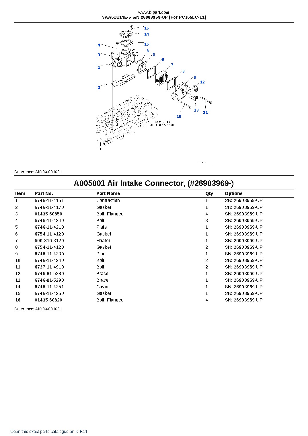 SAA6D114E-6 S/N 26903969-UP (For PC365LC-11) – sample page 6 SAA6D114E-6 S/N 26903969-UP (For PC365LC-11) – sample page 6