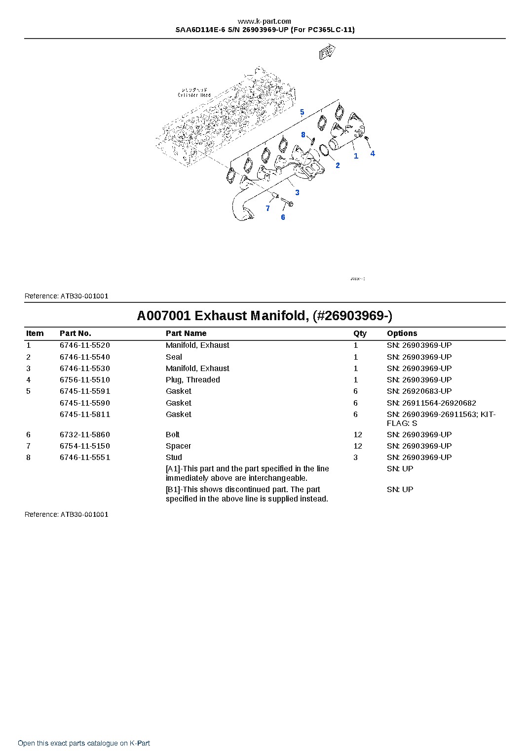 SAA6D114E-6 S/N 26903969-UP (For PC365LC-11) – sample page 8 SAA6D114E-6 S/N 26903969-UP (For PC365LC-11) – sample page 8
