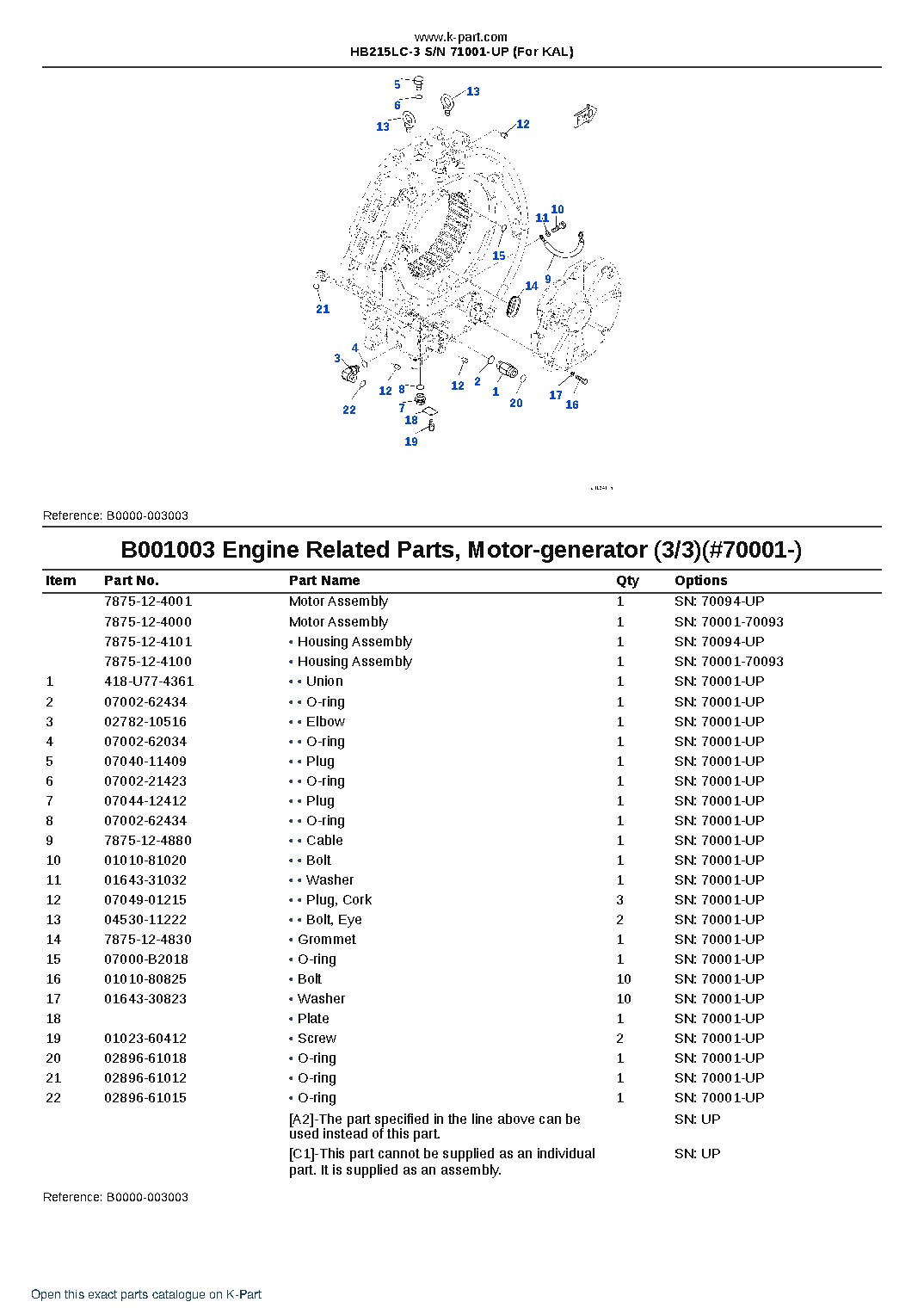 HB215LC-3 S/N 71001-UP (For KAL) – sample page 5 HB215LC-3 S/N 71001-UP (For KAL) – sample page 5