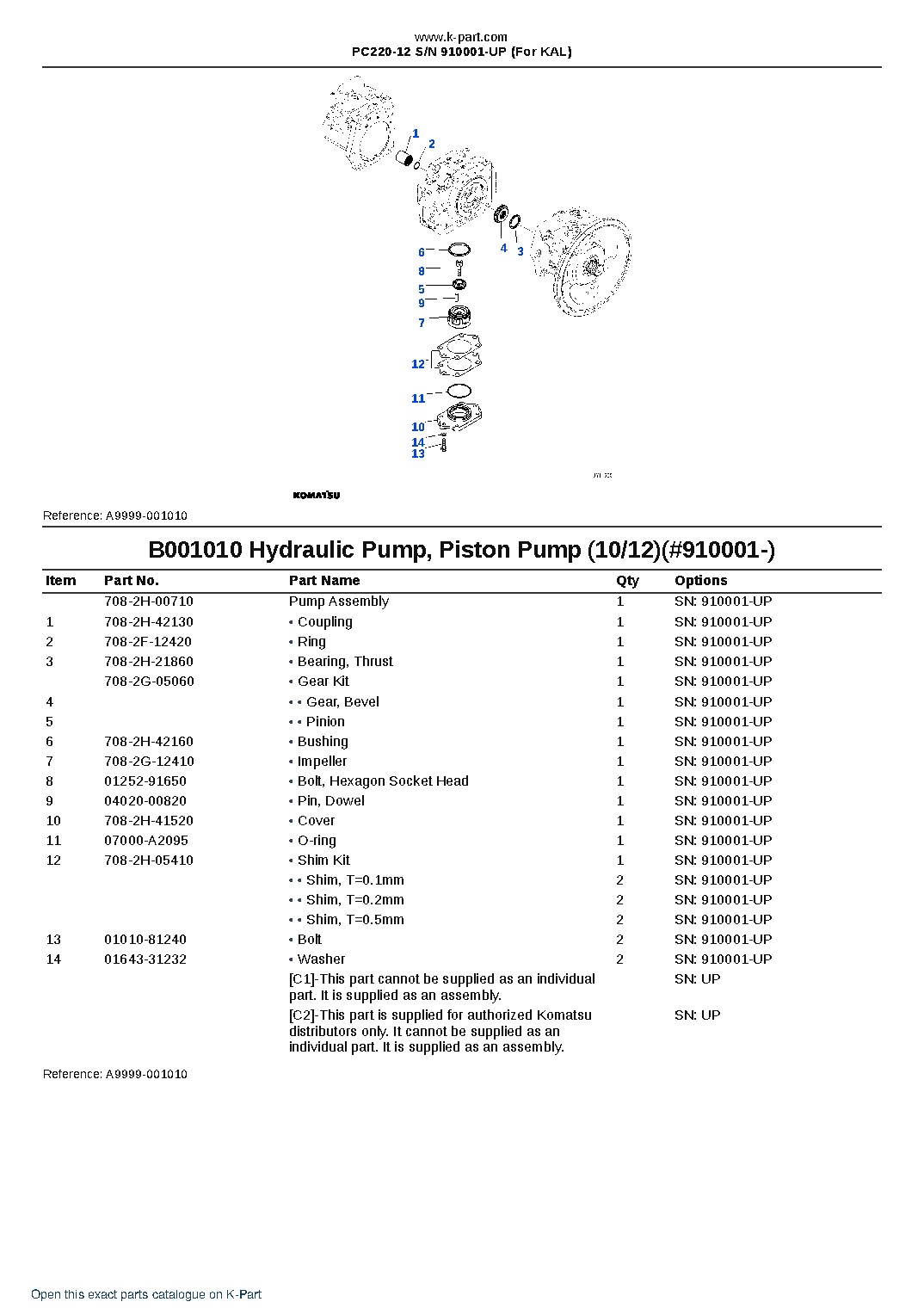 PC220-12 S/N 910001-UP (For KAL) – sample page 10 PC220-12 S/N 910001-UP (For KAL) – sample page 10