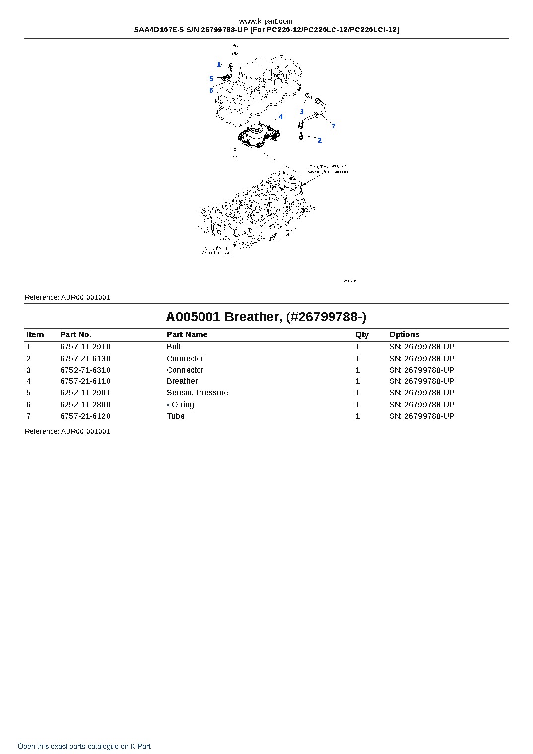 SAA4D107E-5 S/N 26799788-UP (For PC220-12/PC220LC-12/PC220LCI-12) – sample page 5 SAA4D107E-5 S/N 26799788-UP (For PC220-12/PC220LC-12/PC220LCI-12) – sample page 5