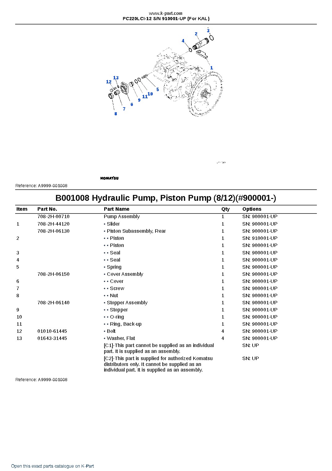 PC220LCI-12 S/N 910001-UP (For KAL) – sample page 8