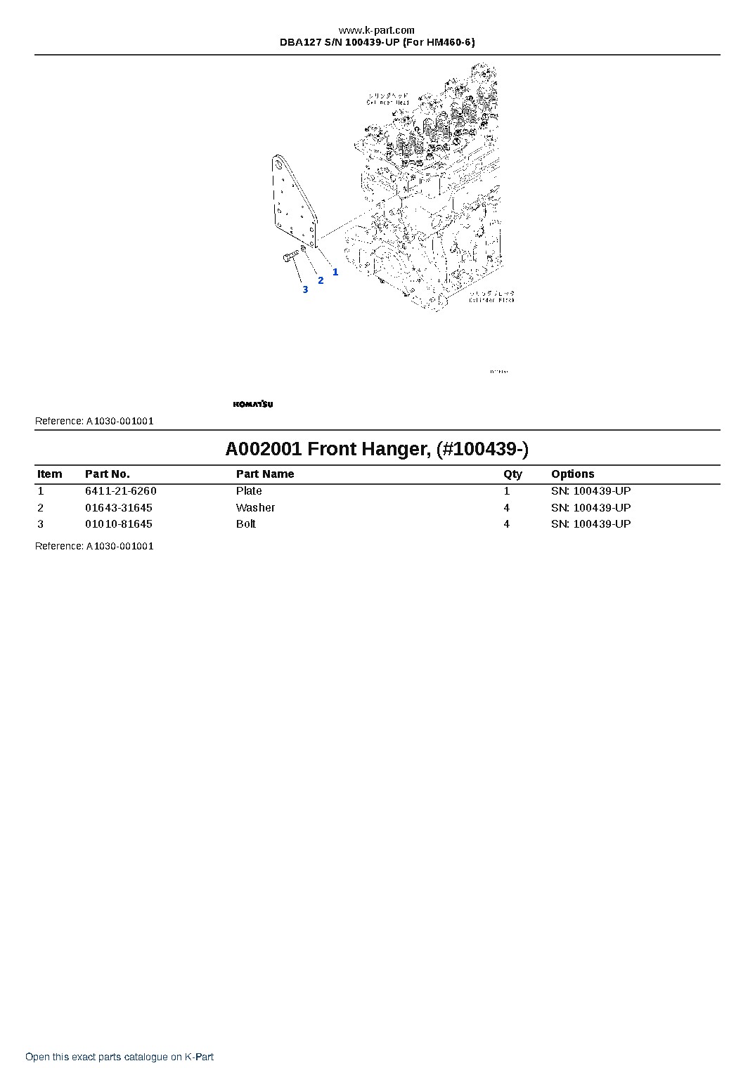 DBA127 S/N 100439-UP (For HM460-6) – sample page 4 DBA127 S/N 100439-UP (For HM460-6) – sample page 4