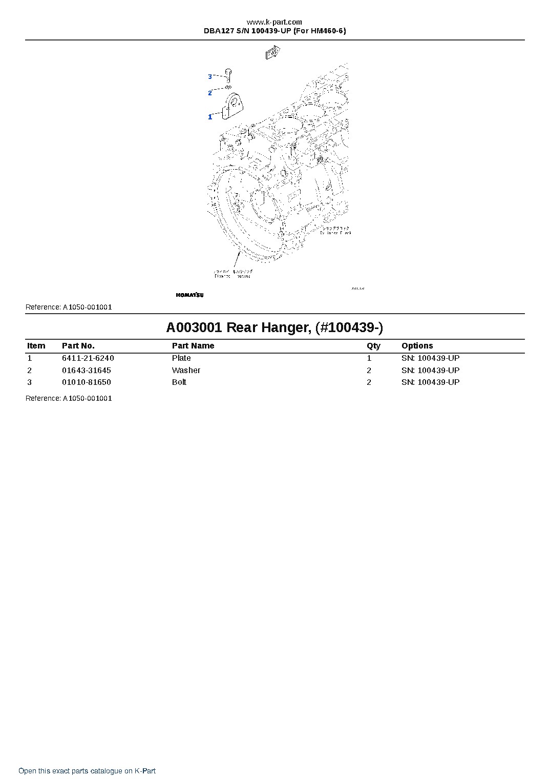 DBA127 S/N 100439-UP (For HM460-6) – sample page 5 DBA127 S/N 100439-UP (For HM460-6) – sample page 5