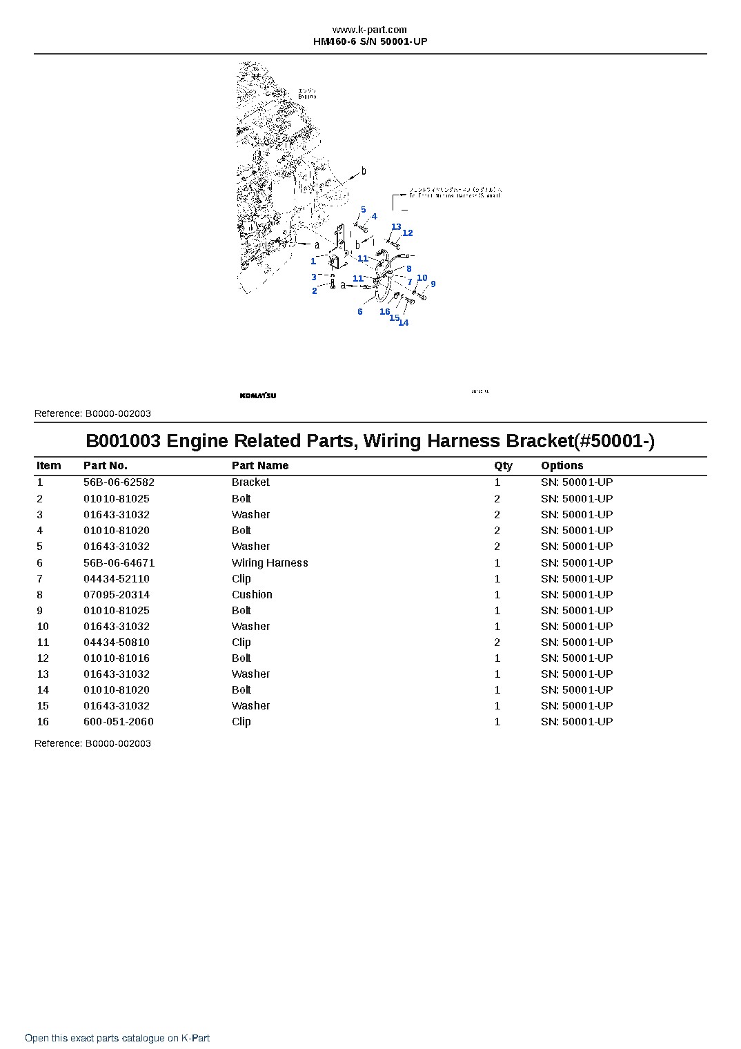 HM460-6 S/N 50001-UP – sample page 3 HM460-6 S/N 50001-UP – sample page 3