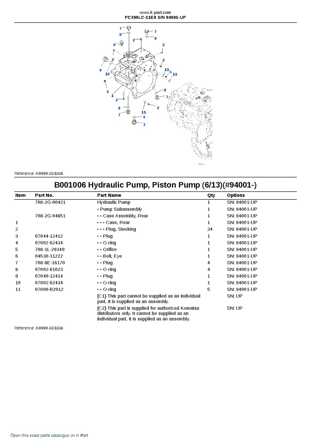 PC390LC-11E0 S/N 94001-UP – sample page 8 PC390LC-11E0 S/N 94001-UP – sample page 8