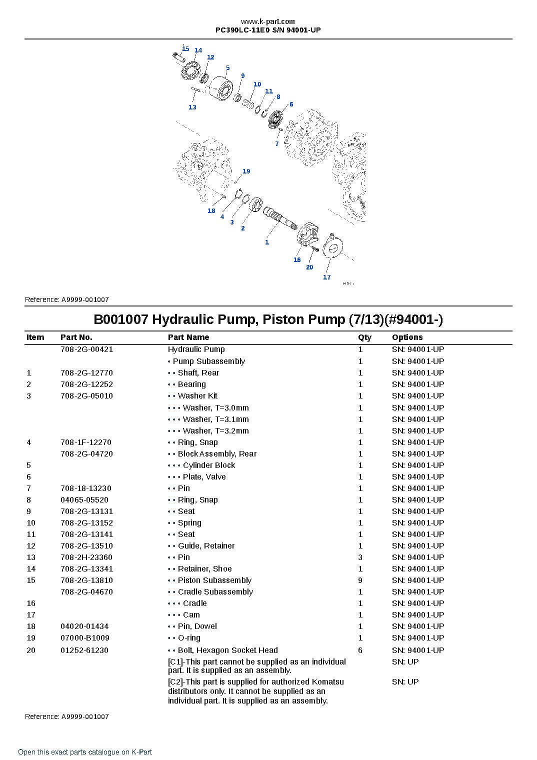 PC390LC-11E0 S/N 94001-UP – sample page 9 PC390LC-11E0 S/N 94001-UP – sample page 9