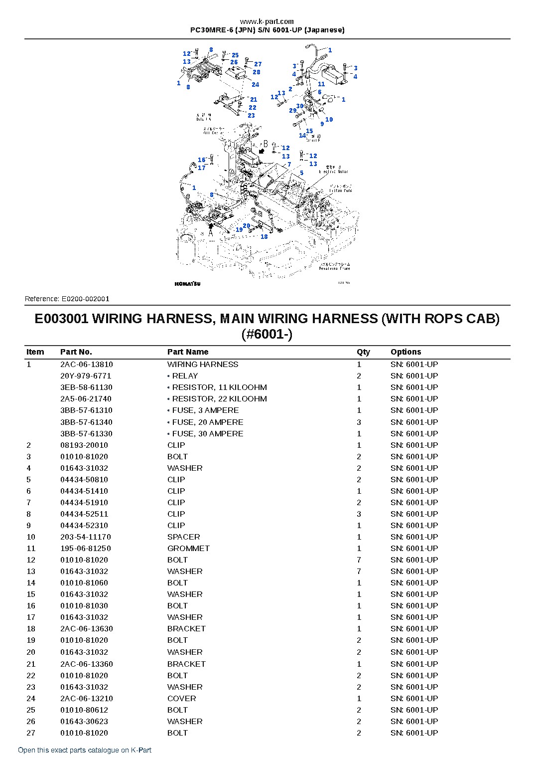 PC30MRE-6 (JPN)  S/N 6001-UP (Japanese) – sample page 10