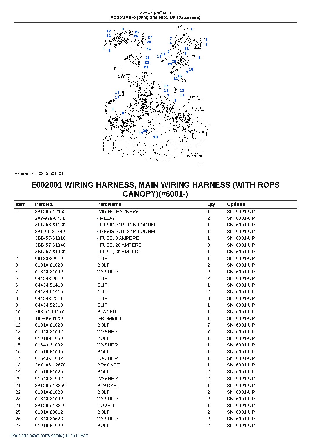 PC30MRE-6 (JPN)  S/N 6001-UP (Japanese) – sample page 7