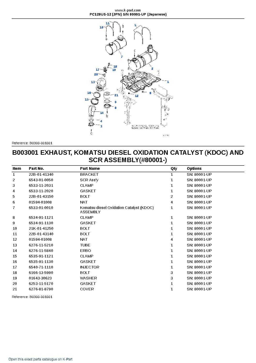PC128US-12 (JPN)  S/N 80001-UP (Japanese) – sample page 10