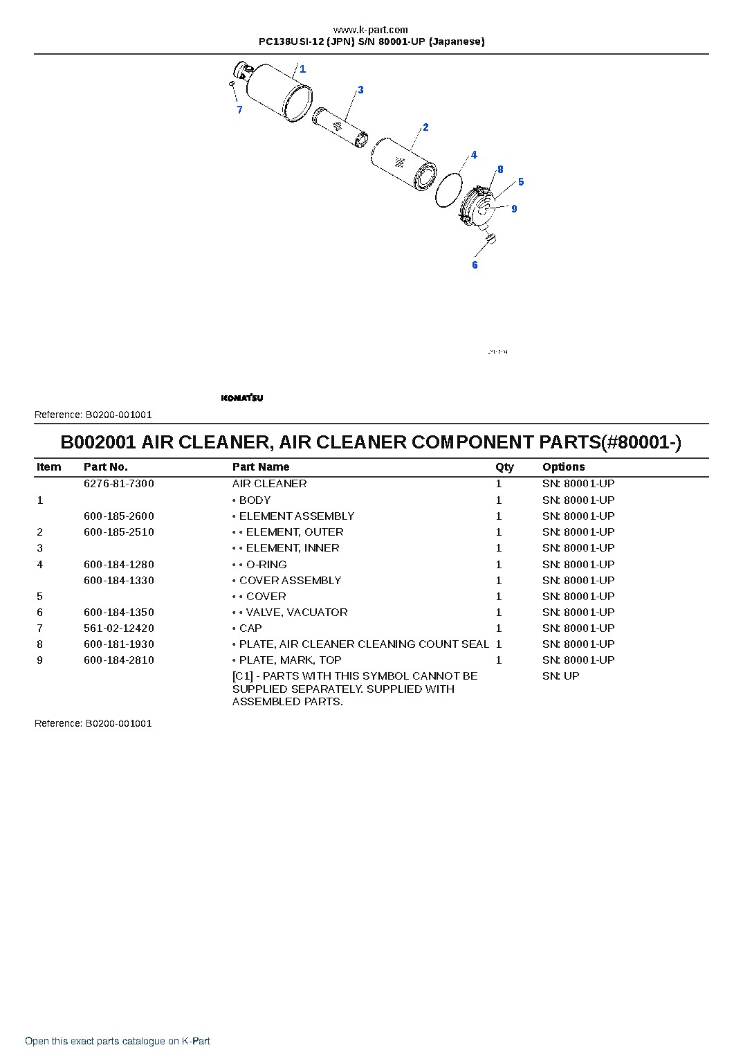 PC138USI-12 (JPN)  S/N 80001-UP (Japanese) – sample page 3