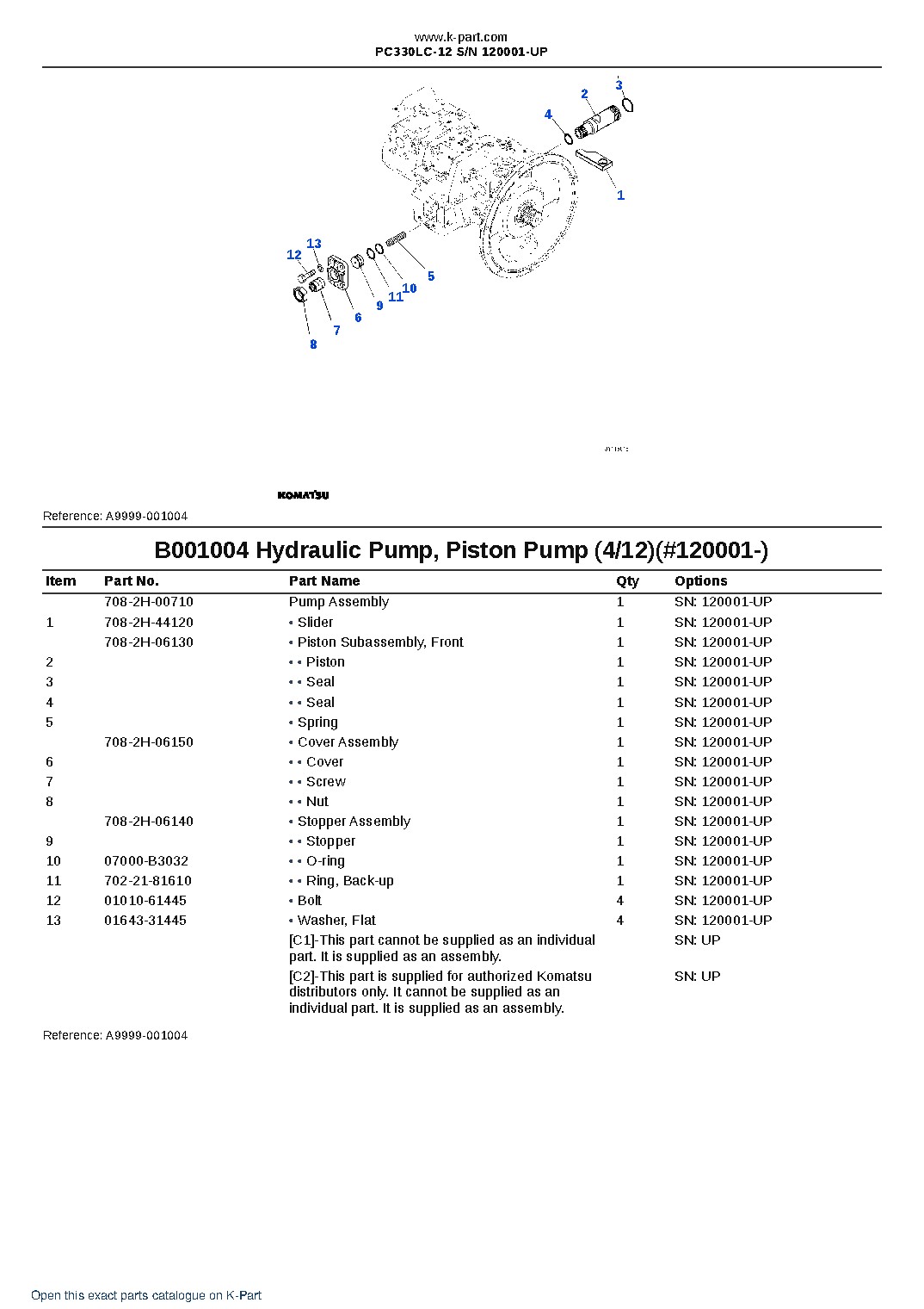 PC330LC-12 S/N 120001-UP – sample page 4