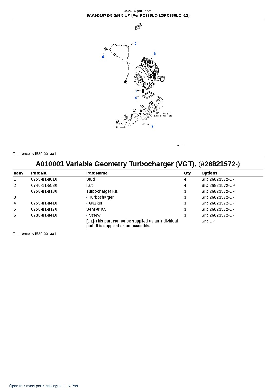 SAA6D107E-5 S/N 0-UP (For PC330LC-12/PC330LCI-12) – sample page 10 SAA6D107E-5 S/N 0-UP (For PC330LC-12/PC330LCI-12) – sample page 10