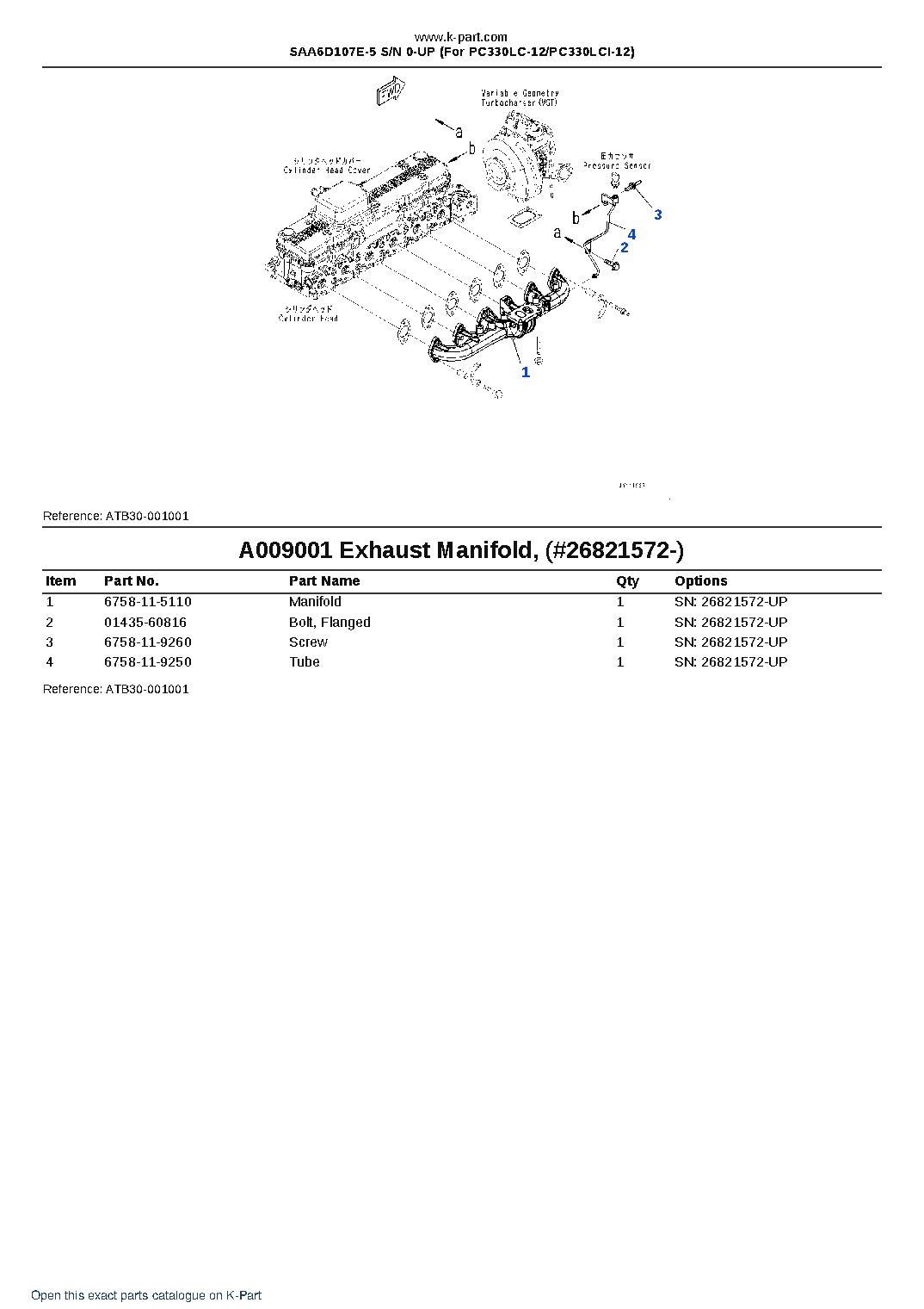 SAA6D107E-5 S/N 0-UP (For PC330LC-12/PC330LCI-12) – sample page 9 SAA6D107E-5 S/N 0-UP (For PC330LC-12/PC330LCI-12) – sample page 9