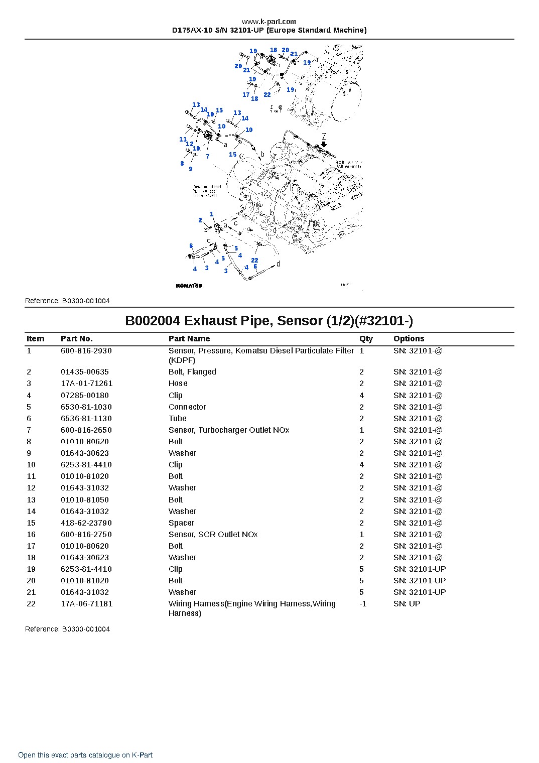D175AX-10 S/N 32101-UP (Europe Standard Machine) – sample page 5