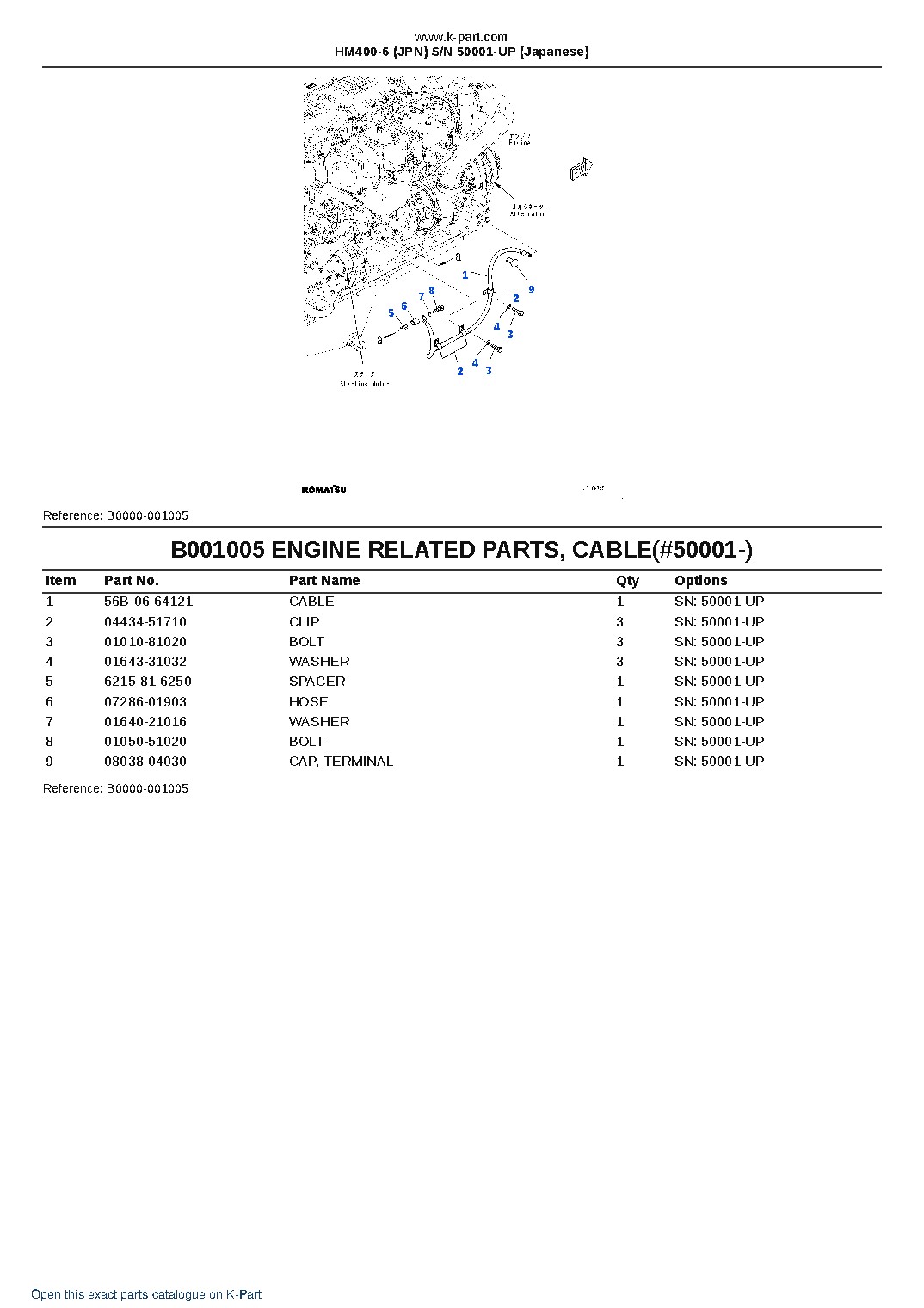 HM400-6 (JPN)  S/N 50001-UP (Japanese) – sample page 5