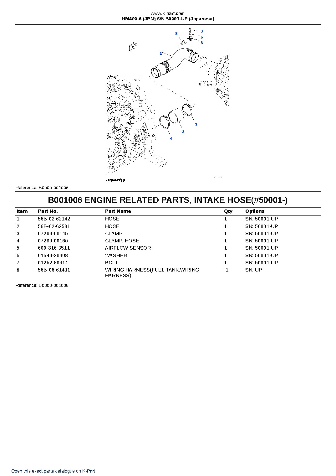 HM400-6 (JPN)  S/N 50001-UP (Japanese) – sample page 6