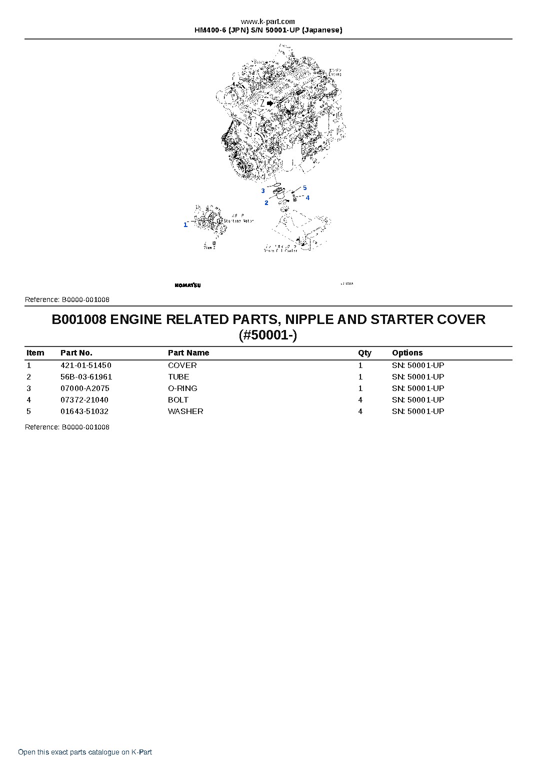 HM400-6 (JPN)  S/N 50001-UP (Japanese) – sample page 8