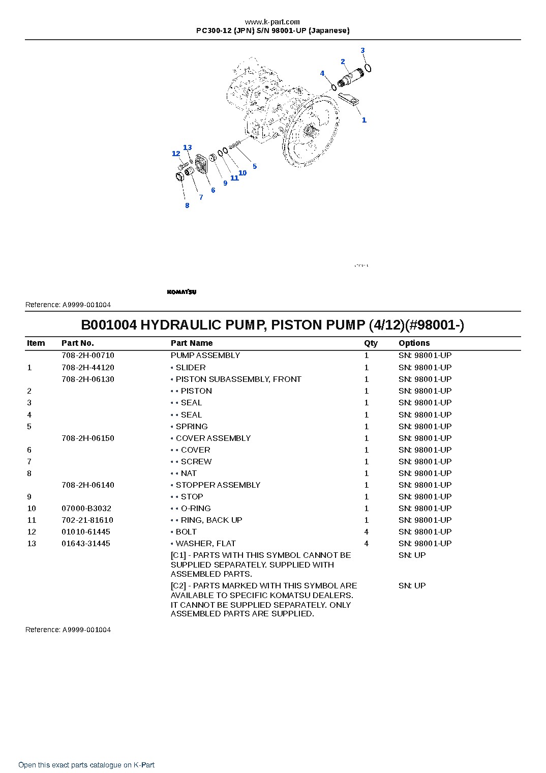 PC300-12 (JPN) S/N 98001-UP (Japanese) – sample page 4 PC300-12 (JPN) S/N 98001-UP (Japanese) – sample page 4