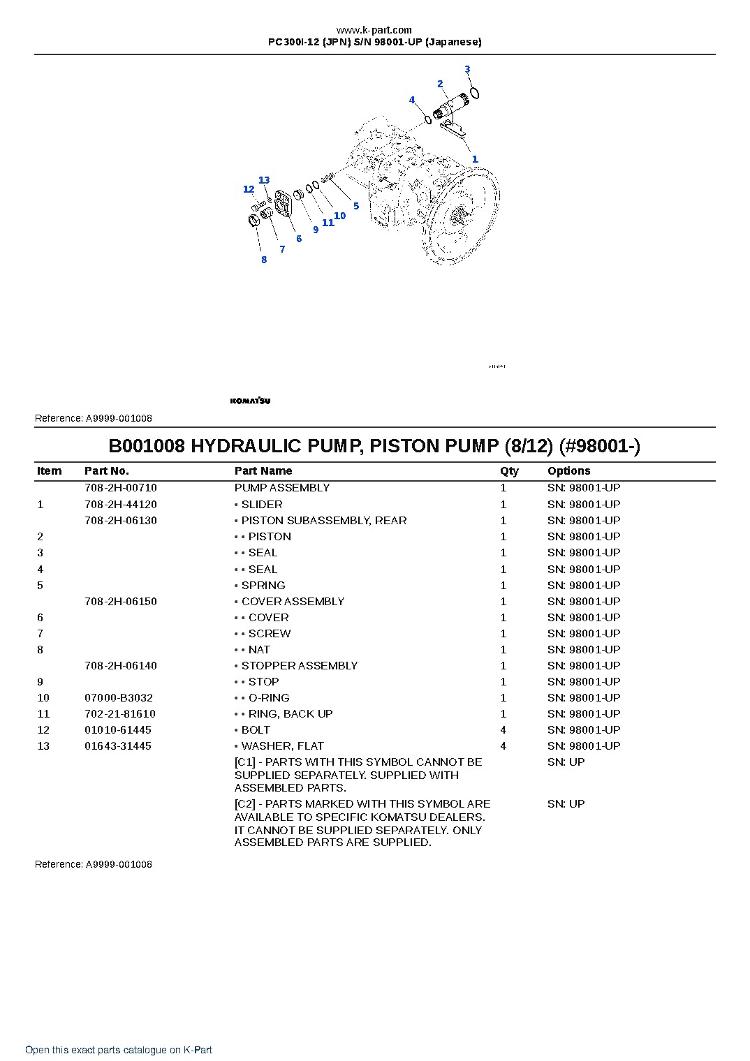 PC300I-12 (JPN)  S/N 98001-UP (Japanese) – sample page 8
