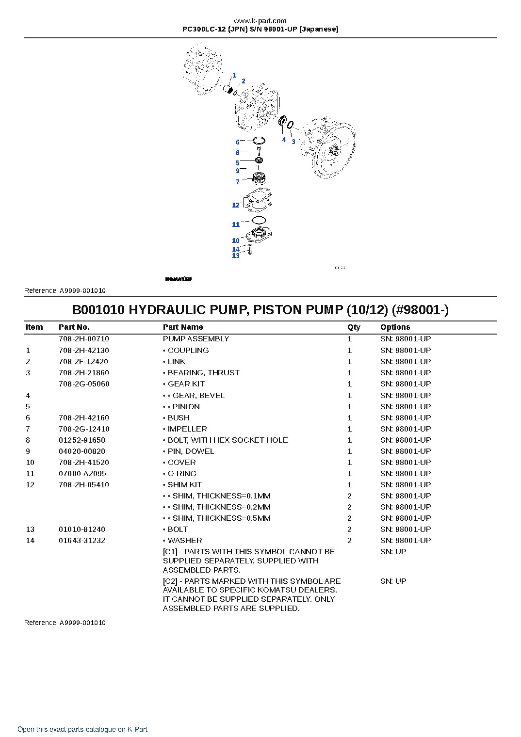 PC300LC-12 (JPN)  S/N 98001-UP (Japanese) – sample page 10