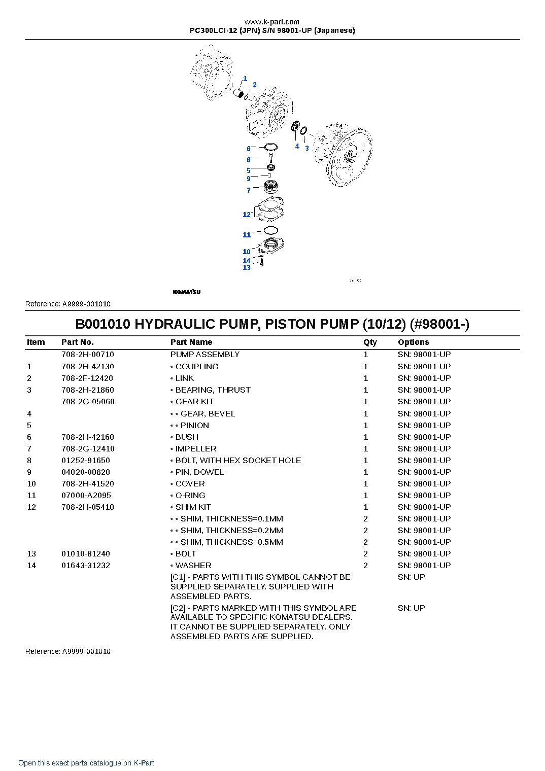 PC300LCI-12 (JPN)  S/N 98001-UP (Japanese) – sample page 10