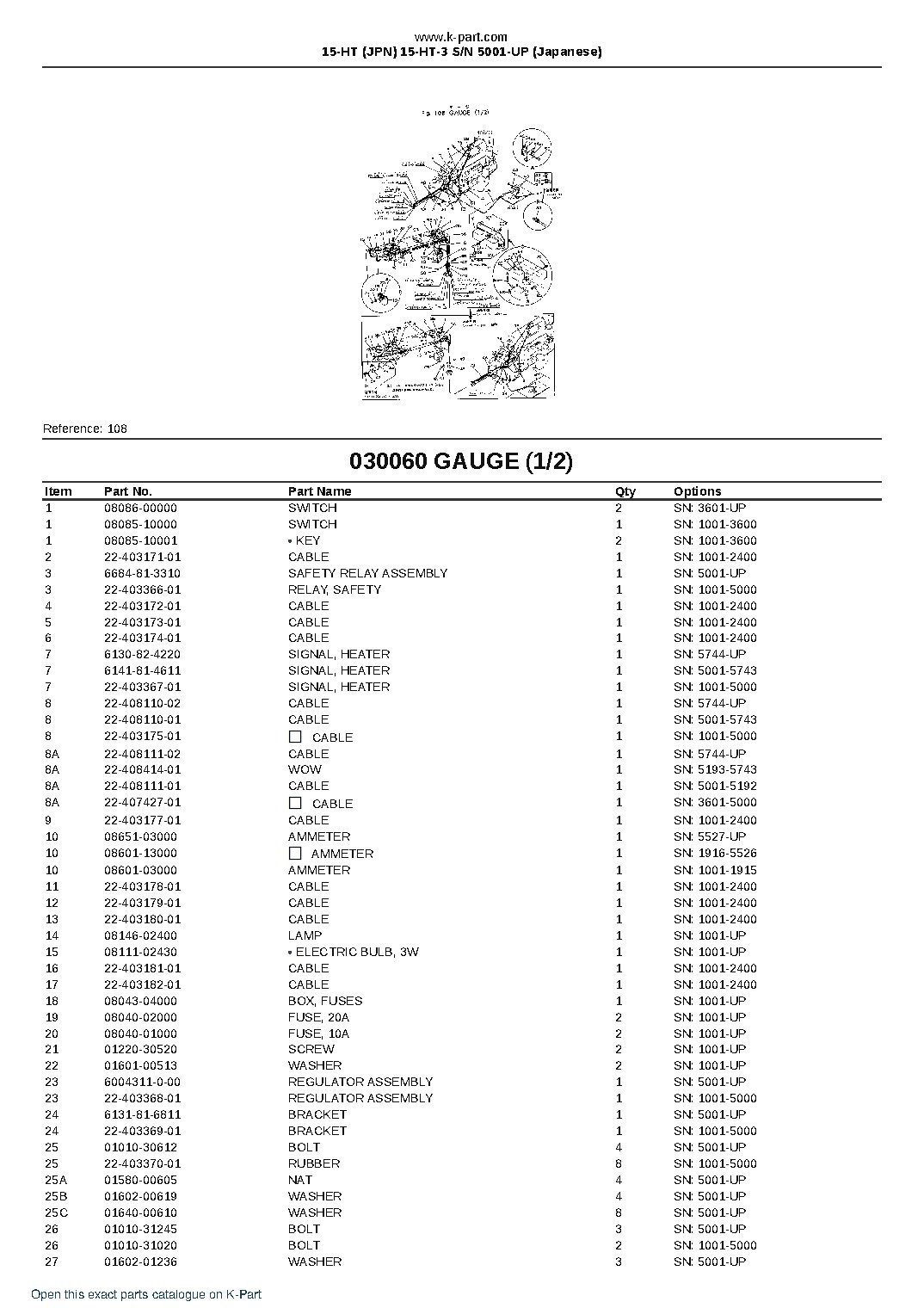 15-HT (JPN) 15-HT-3 S/N 5001-UP (Japanese) – sample page 9