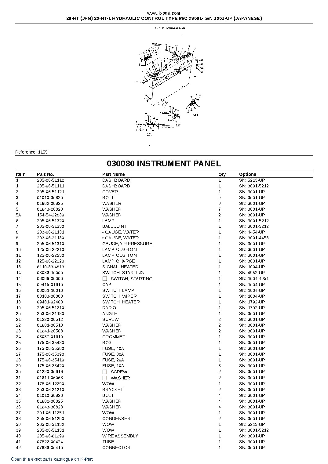 20-HT (JPN) 20-HT-1 HYDRAULIC CONTROL TYPE M/C #3001- S/N 3001-UP (JAPANESE) – sample page 10
