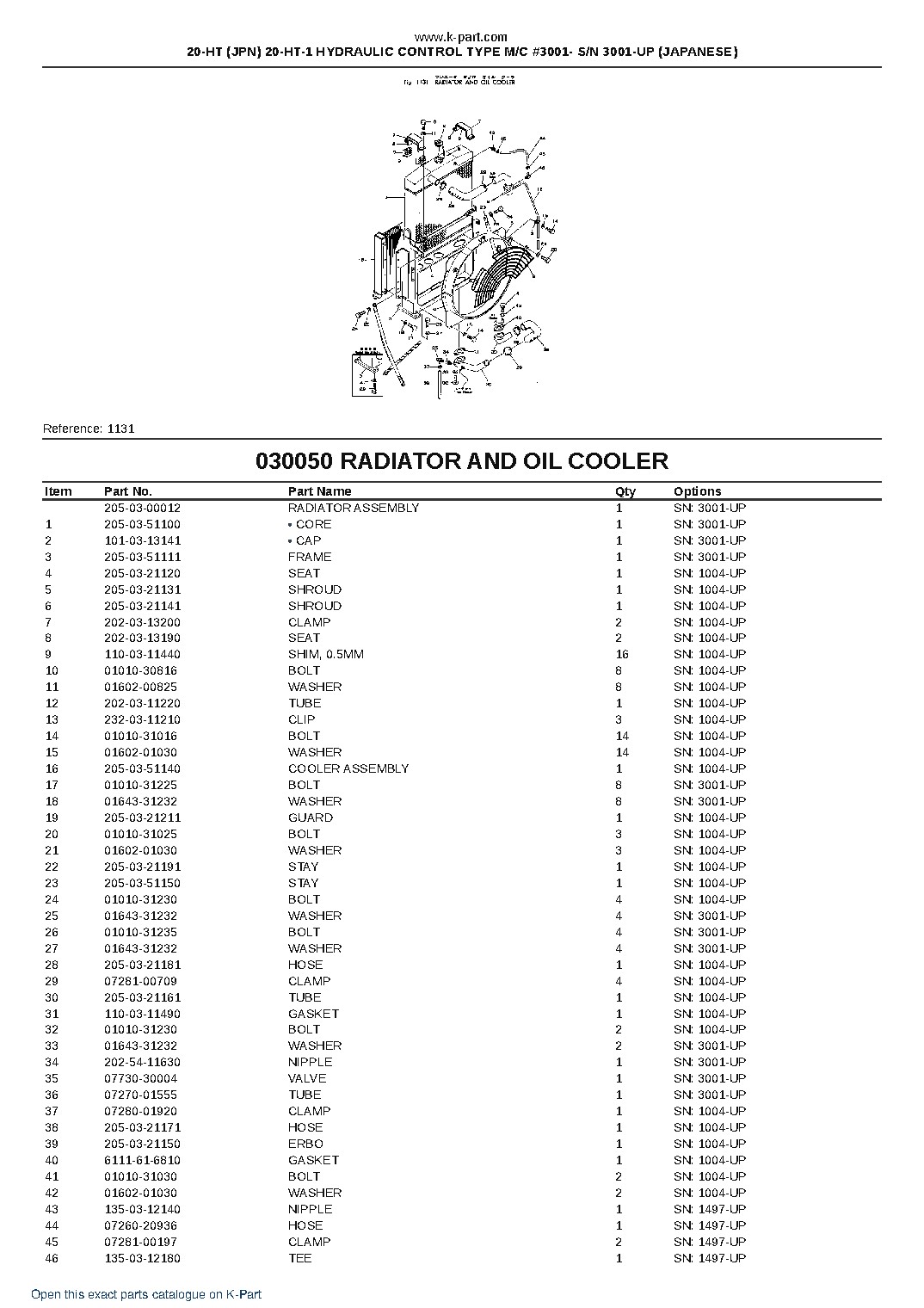 20-HT (JPN) 20-HT-1 HYDRAULIC CONTROL TYPE M/C #3001- S/N 3001-UP (JAPANESE) – sample page 6