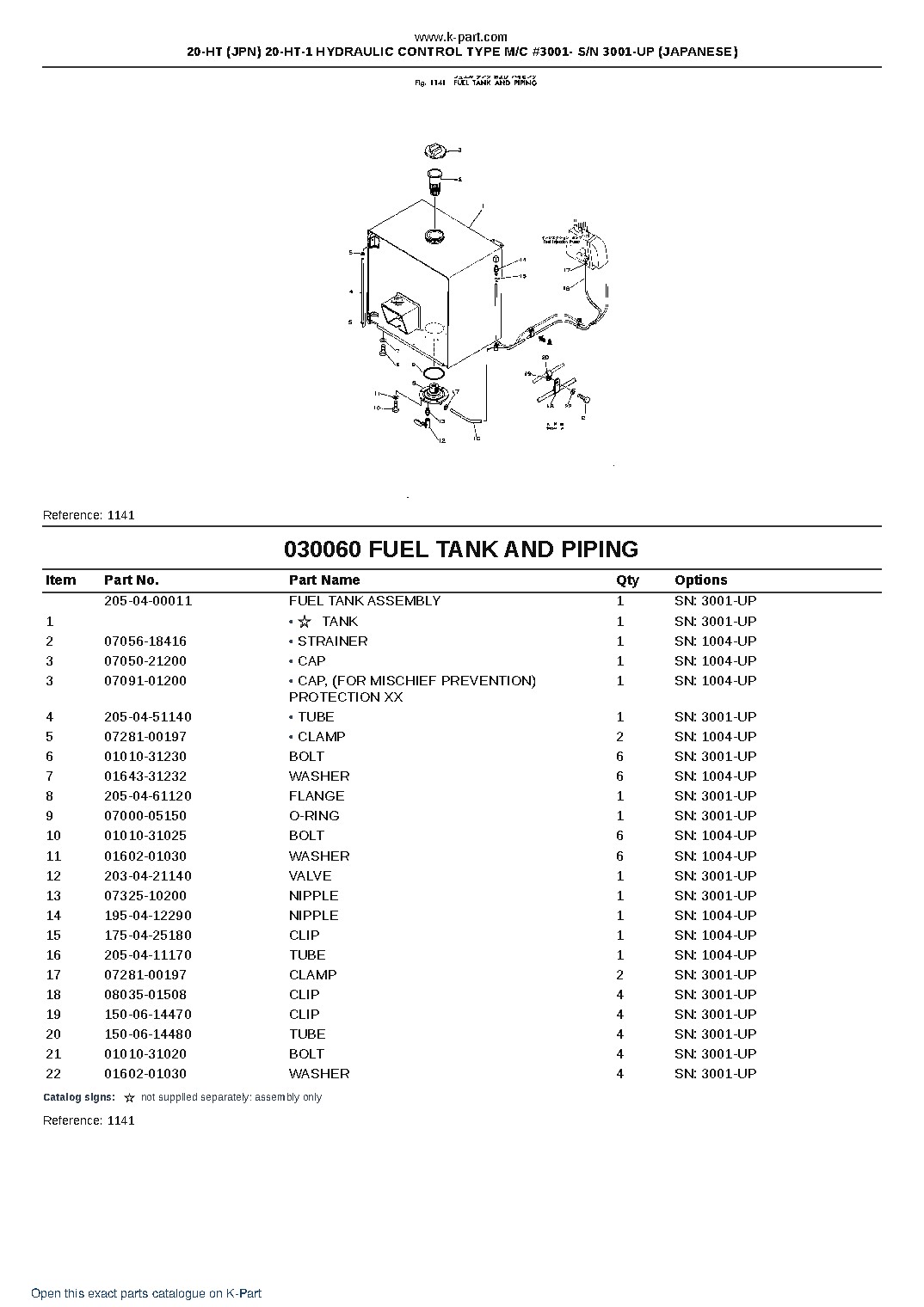 20-HT (JPN) 20-HT-1 HYDRAULIC CONTROL TYPE M/C #3001- S/N 3001-UP (JAPANESE) – sample page 8