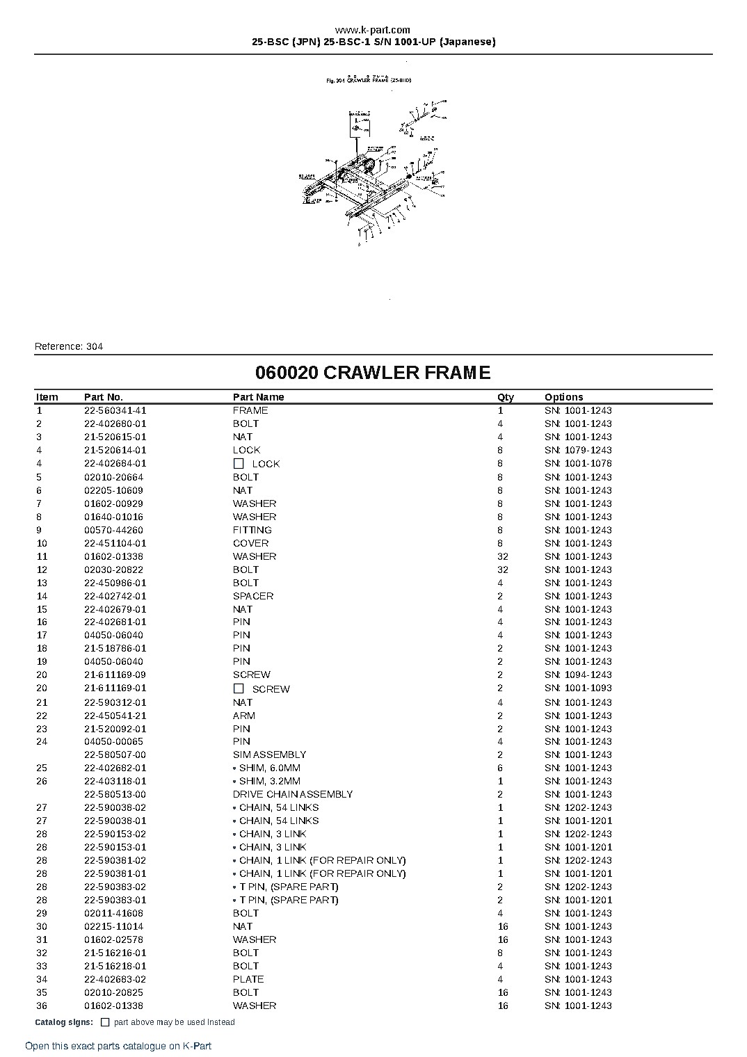 25-BSC (JPN) 25-BSC-1 S/N 1001-UP (Japanese) – sample page 6