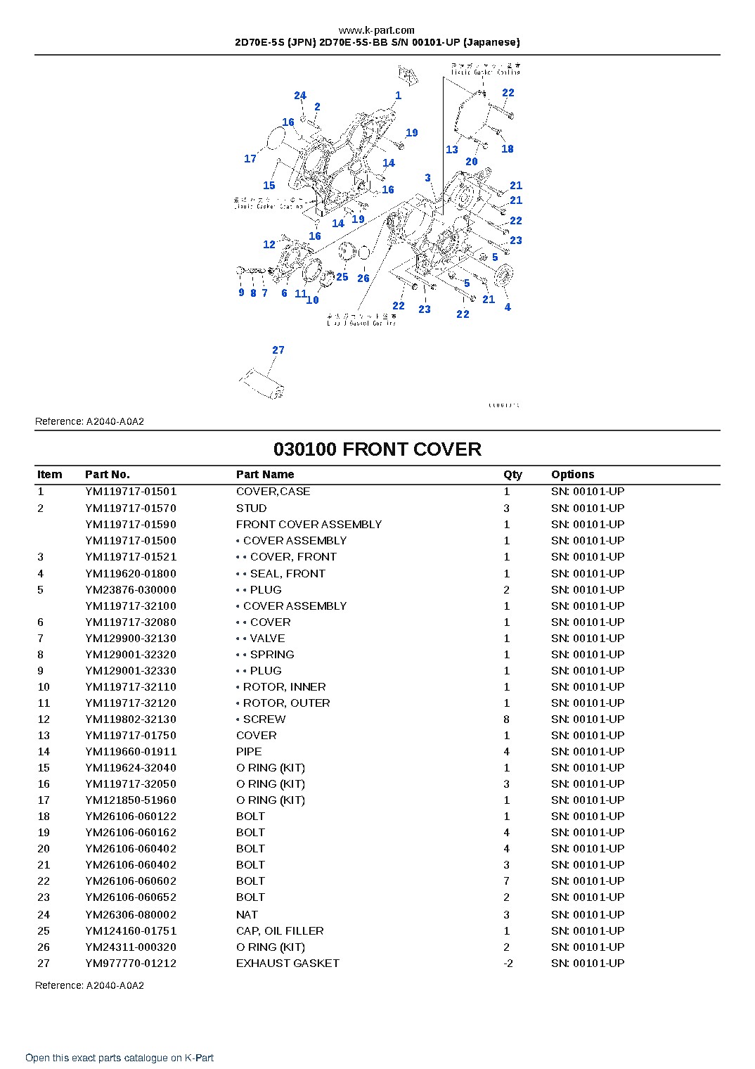 2D70E-5S (JPN) 2D70E-5S-BB S/N 00101-UP (Japanese) – sample page 10
