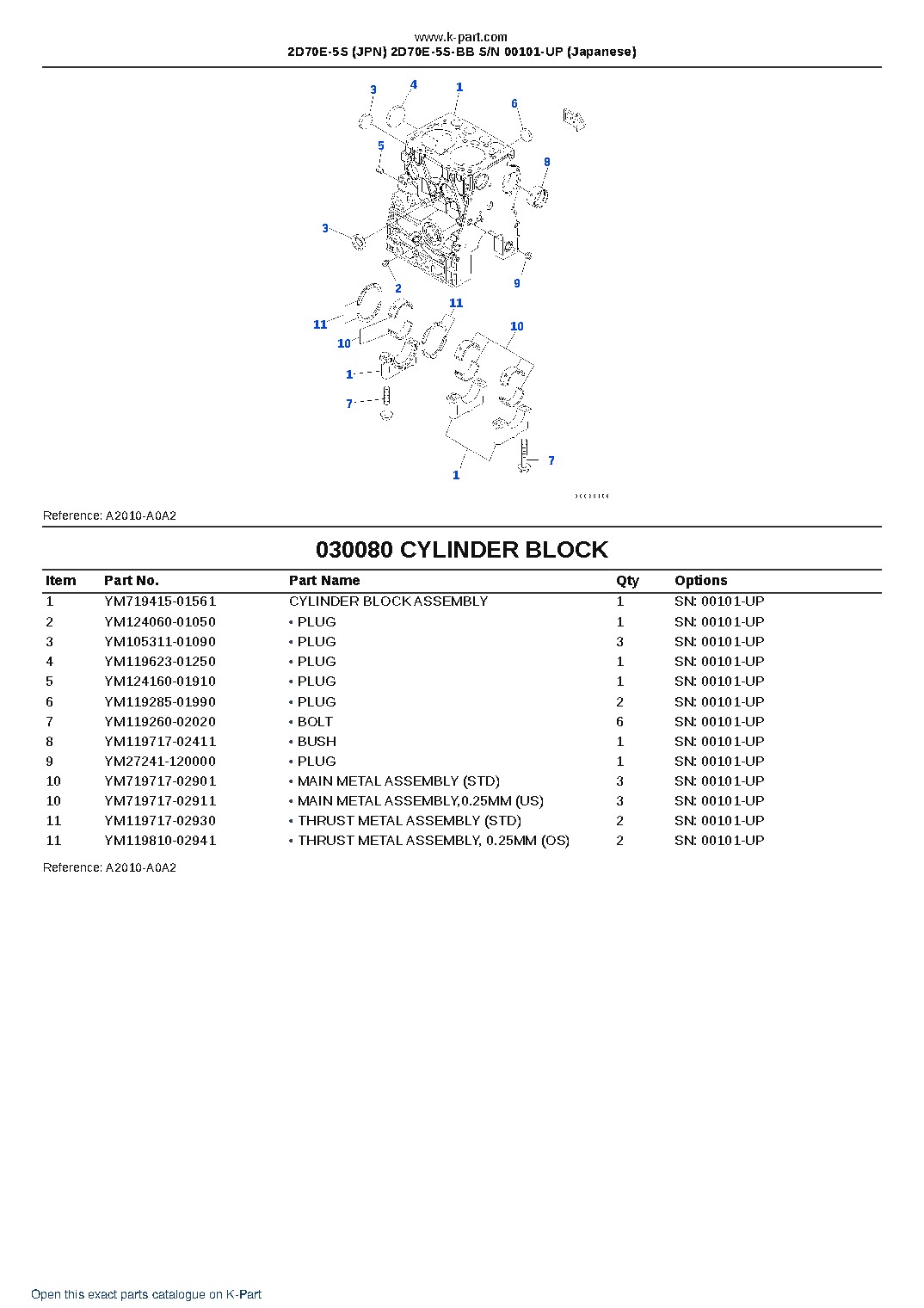 2D70E-5S (JPN) 2D70E-5S-BB S/N 00101-UP (Japanese) – sample page 8
