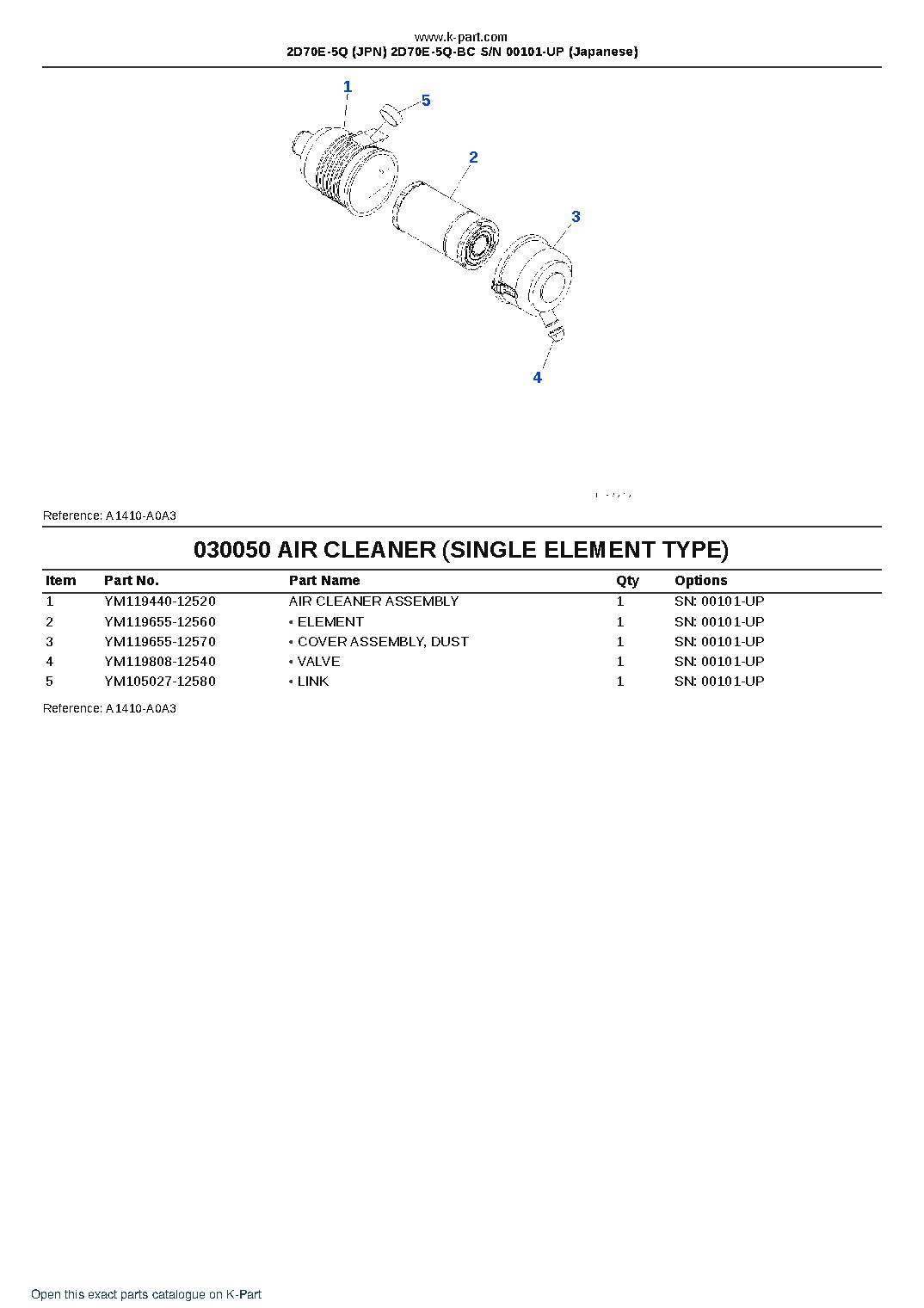 2D70E-5Q (JPN) 2D70E-5Q-BC S/N 00101-UP (Japanese) – sample page 5