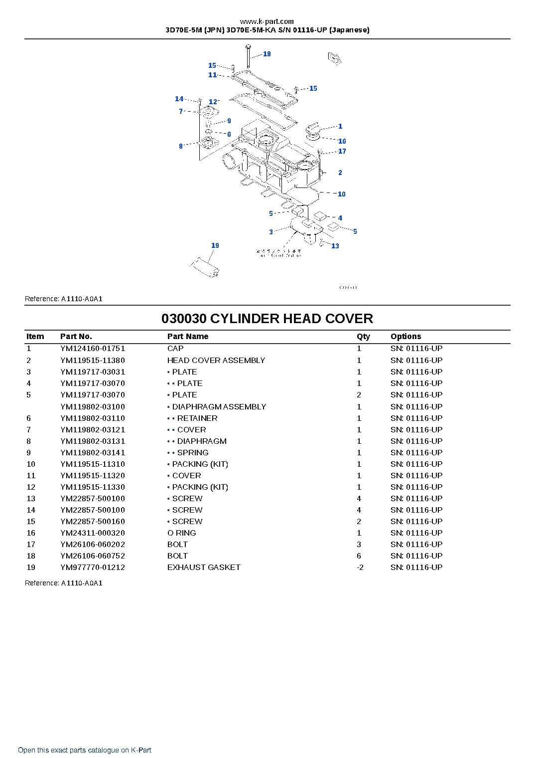 3D70E-5M (JPN) 3D70E-5M-KA S/N 01116-UP (Japanese) – sample page 3