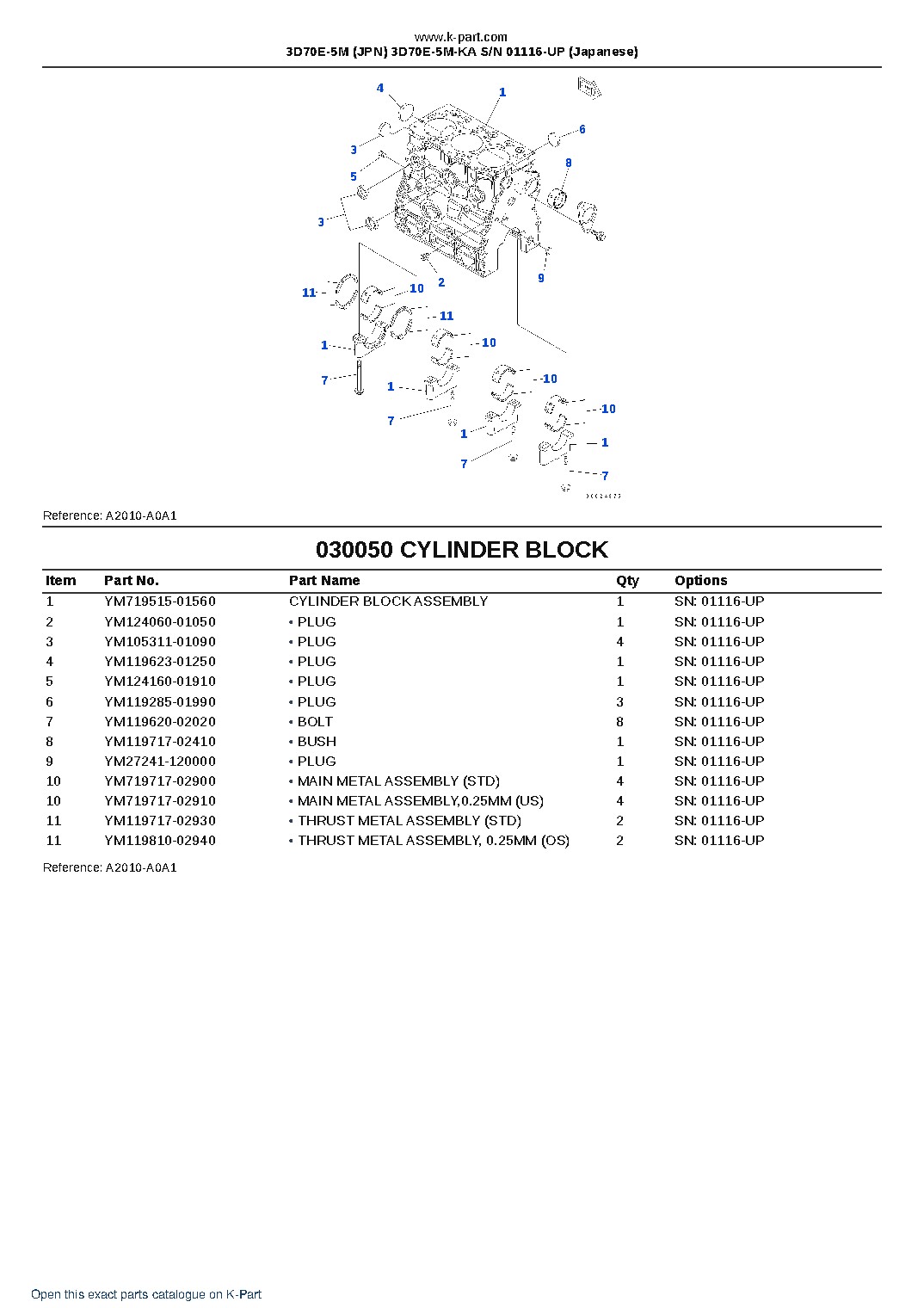 3D70E-5M (JPN) 3D70E-5M-KA S/N 01116-UP (Japanese) – sample page 5