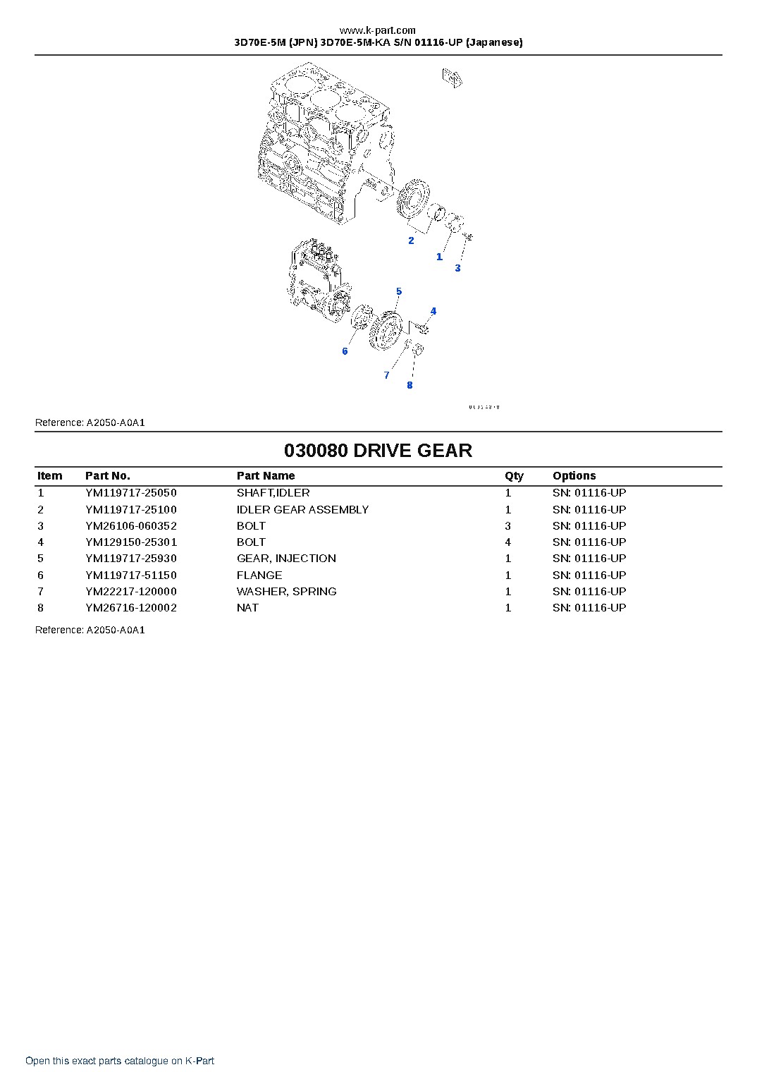 3D70E-5M (JPN) 3D70E-5M-KA S/N 01116-UP (Japanese) – sample page 9