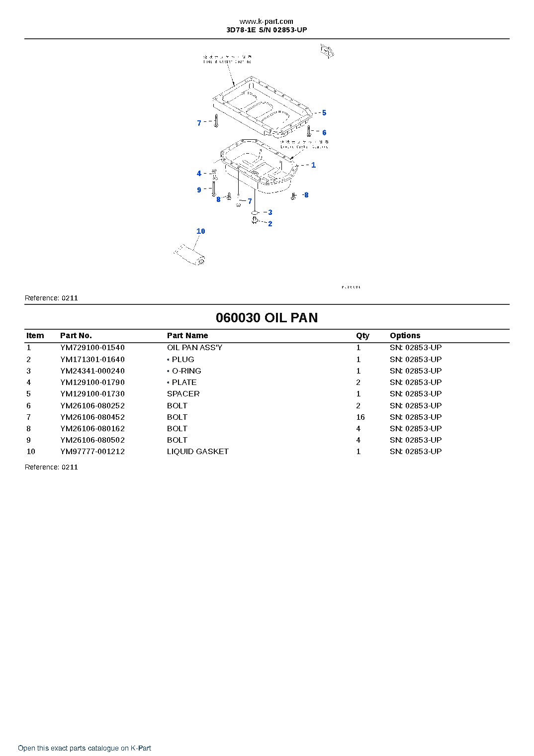 3D78-1E S/N 02853-UP – sample page 9 3D78-1E S/N 02853-UP – sample page 9