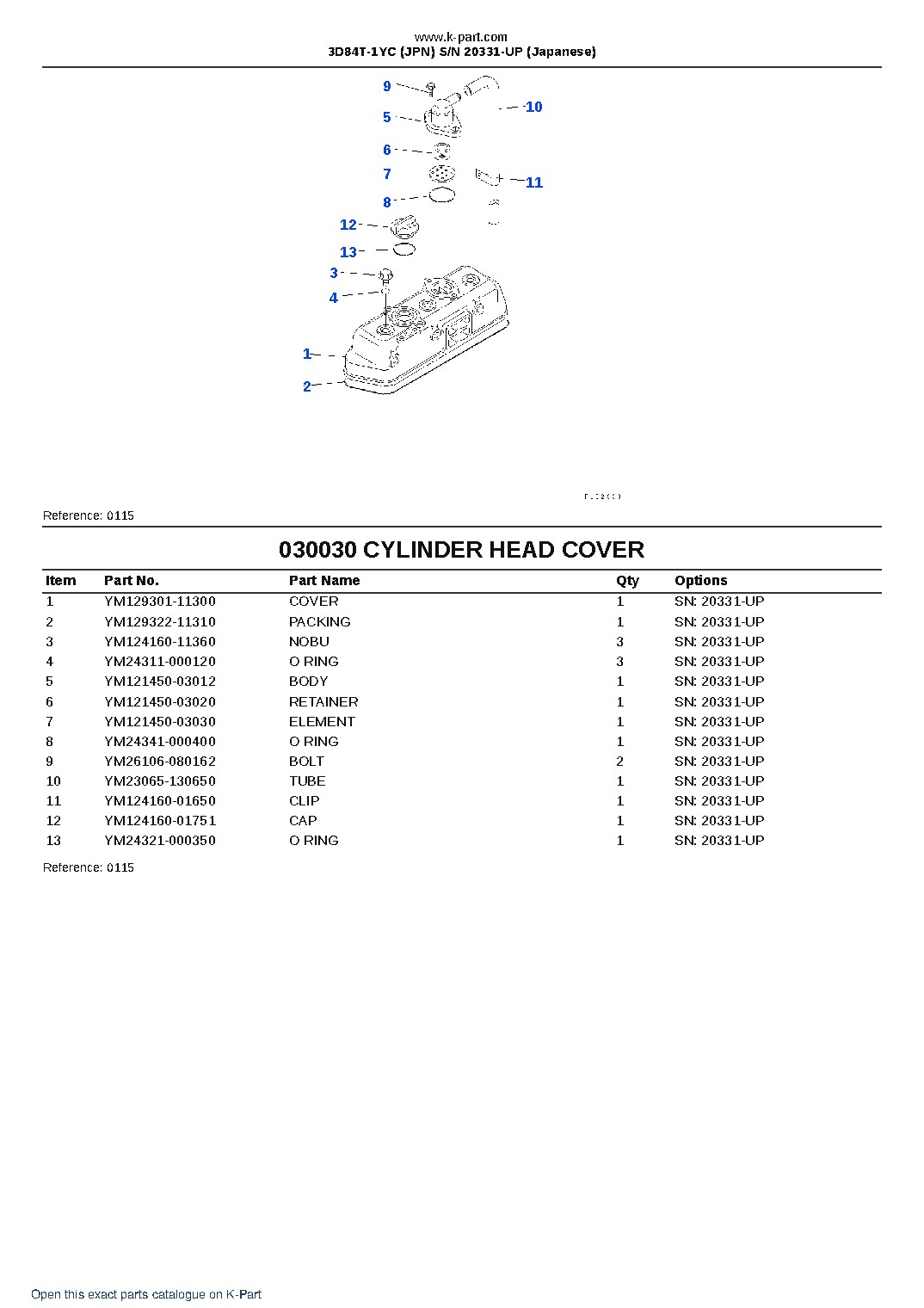 3D84T-1YC (JPN) S/N 20331-UP (Japanese) – sample page 4 3D84T-1YC (JPN) S/N 20331-UP (Japanese) – sample page 4