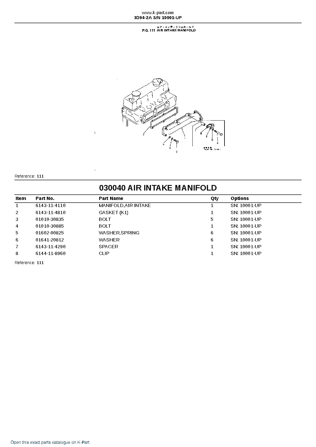 3D94-2A S/N 10001-UP – sample page 5 3D94-2A S/N 10001-UP – sample page 5