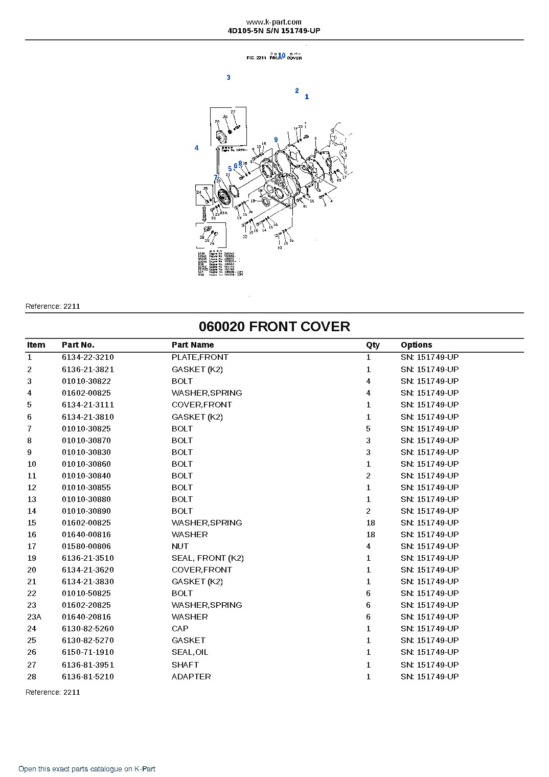 4D105-5N S/N 151749-UP – sample page 10