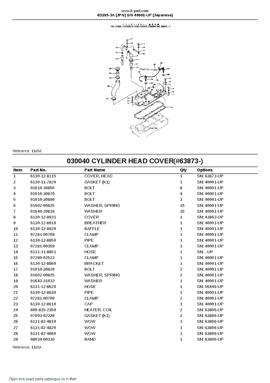 4D105-3A (JPN)  S/N 40001-UP (Japanese) – sample page 4